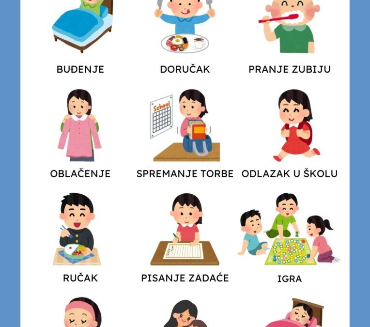 Važnost dnevne rutine