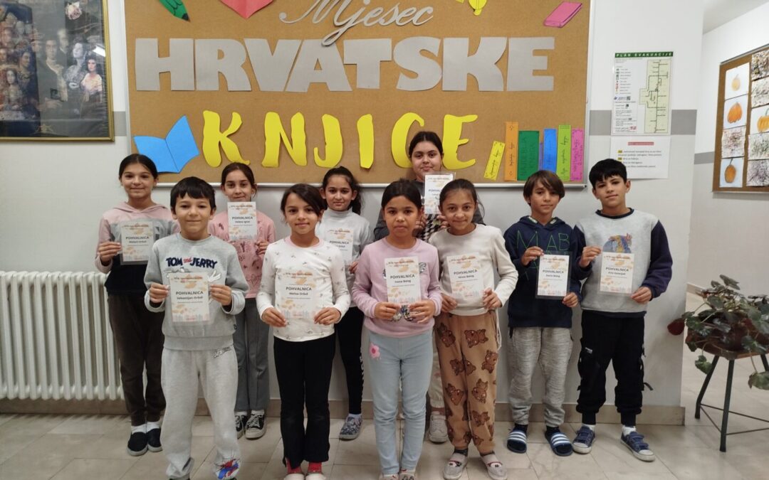 Pohvaljeni najuspješniji čitači trećih i četvrtih razreda